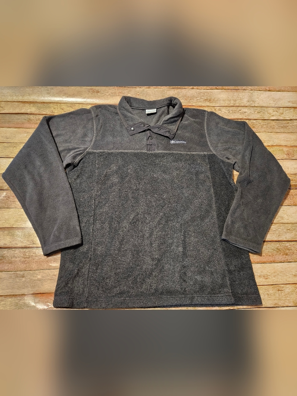 Columbia  Gray Pullover Fleece Size L